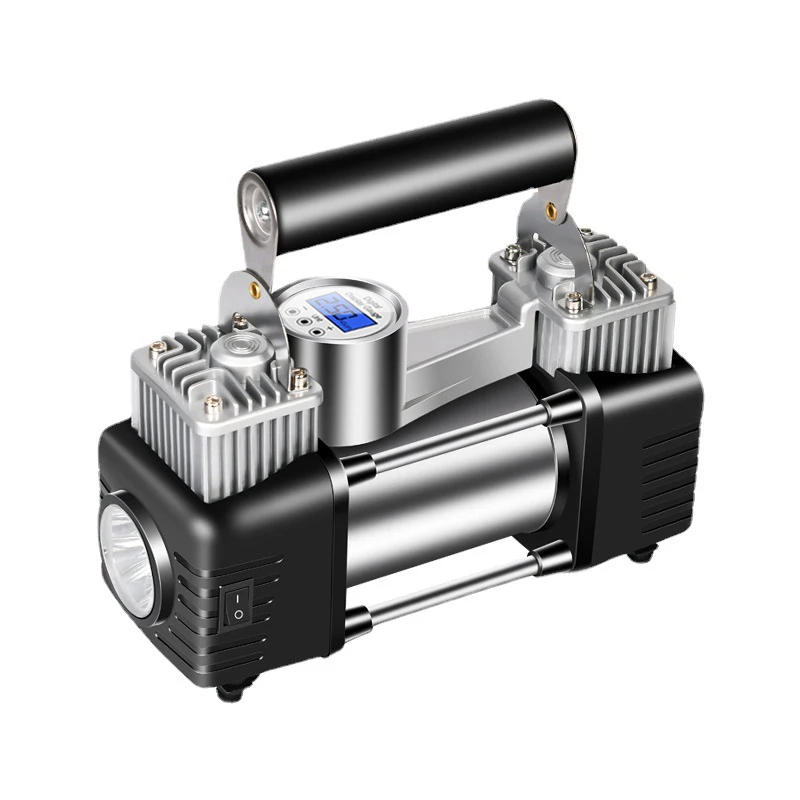 12v High Pressure Inflator Pump Power With Led Inflator For Auto Car Motorcycles Bicycles