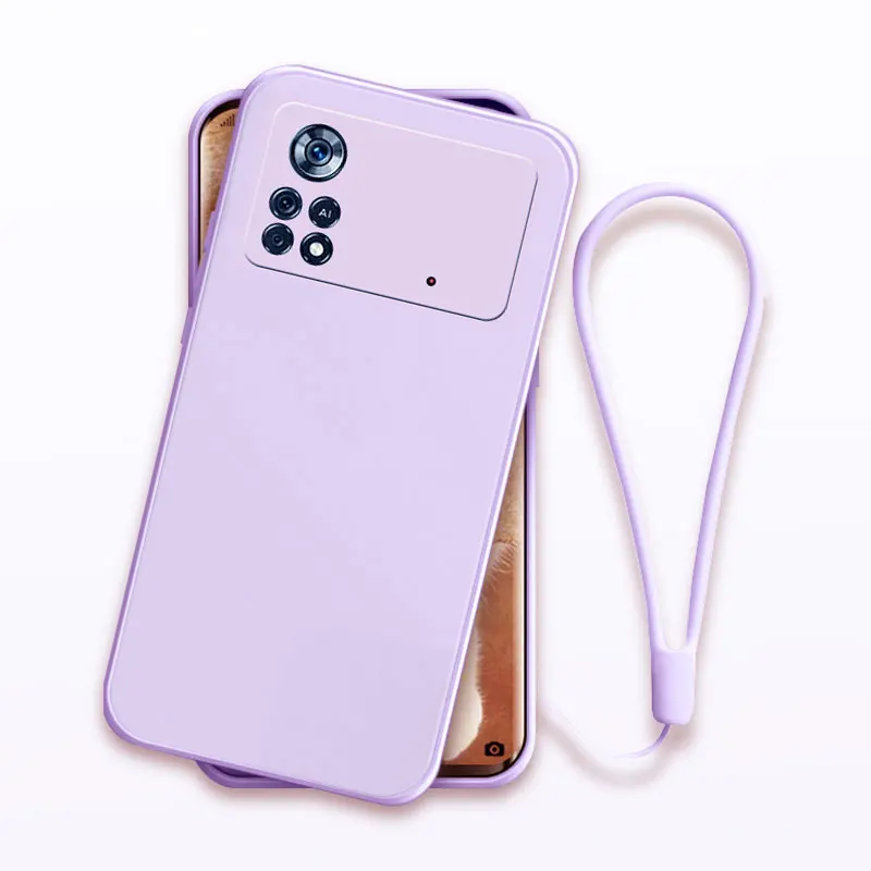 

X4Pro Soft Silicone Silky Case For Xiaomi poco X4 pro 5G Cover POCOX4pro Case Liquid Shockproof TPU Shell POCO X4 Pro 5G