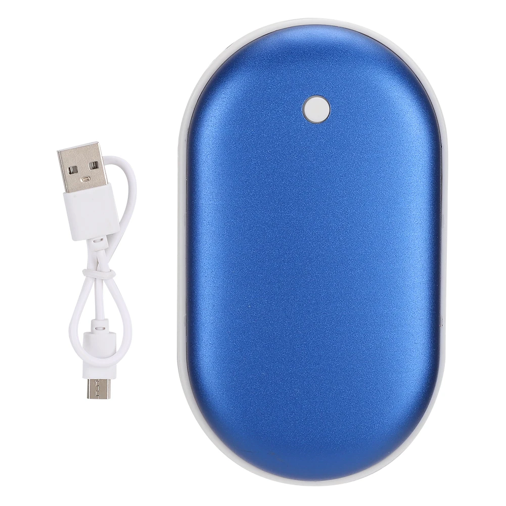 

Multifunctional Portable Mini Hand Warmer 5200mAh Mobile Phone Charging Power BankBlue