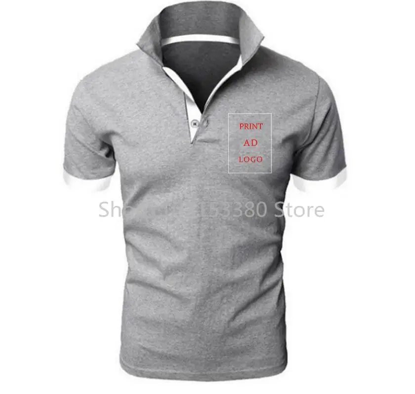 Футболка мужская летняя из 100% хлопка с коротким рукавом и круглым вырезом -