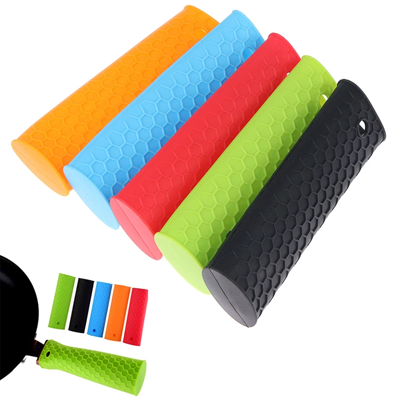 

Silicone Pot Pan Handle Holder Sleeve Cover Grip Hot Sleeve Kitchen Utensil Kitchen Tools Accessories