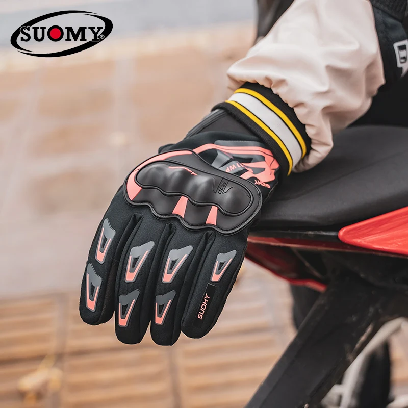 SUOMY зимние мотоциклетные перчатки ветрозащитные водонепроницаемые Guantes Moto