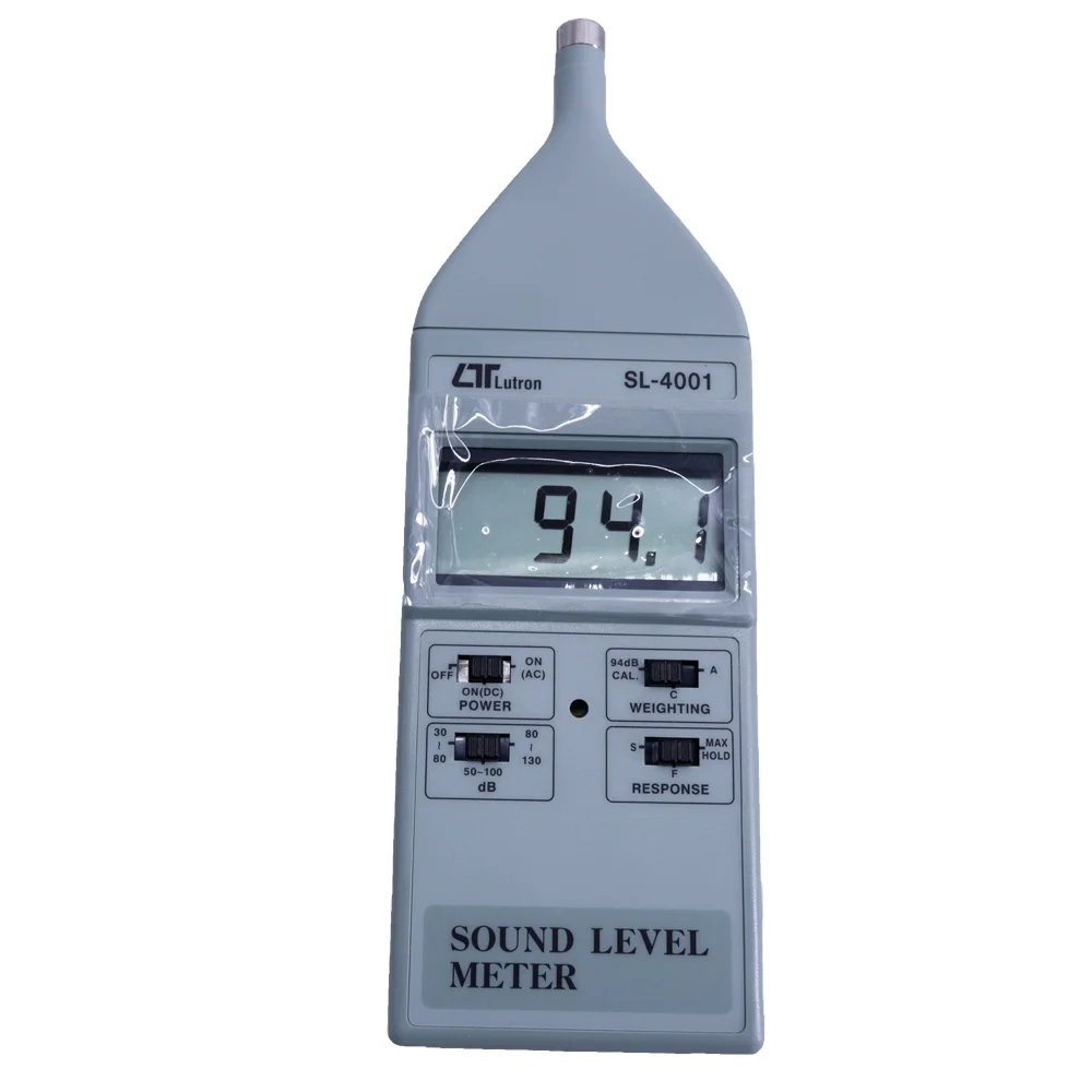 

SL-4001 Sound Level Meter 3 Ranges 30 to 130 dB Noise Tester