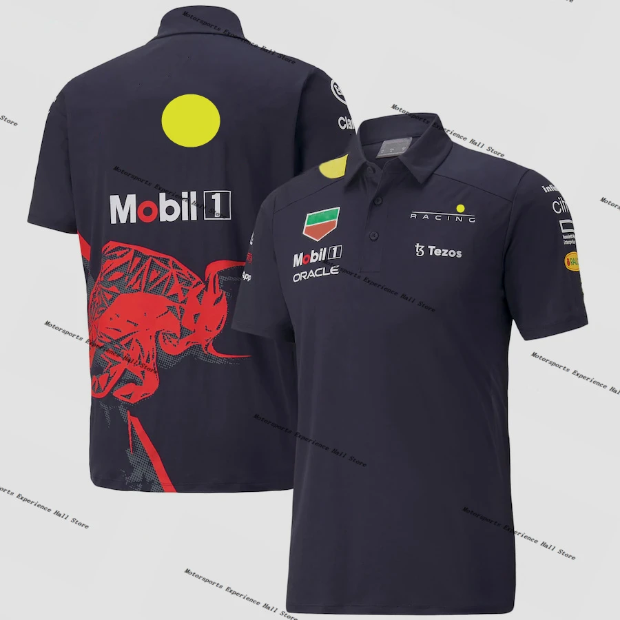 

New High Quality F1 Racing 2022-2018 Oracle Team Classic Polo Shirts Racing Big Size Men's 3D Tops Newest Formula 1 Team F1 Polo