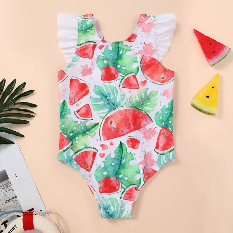 

New 2022 Summer Infant Newborn Boys Romper Sleeveless Print Watermalon Baby Cute Rompers Clothes Outfits 0-2T