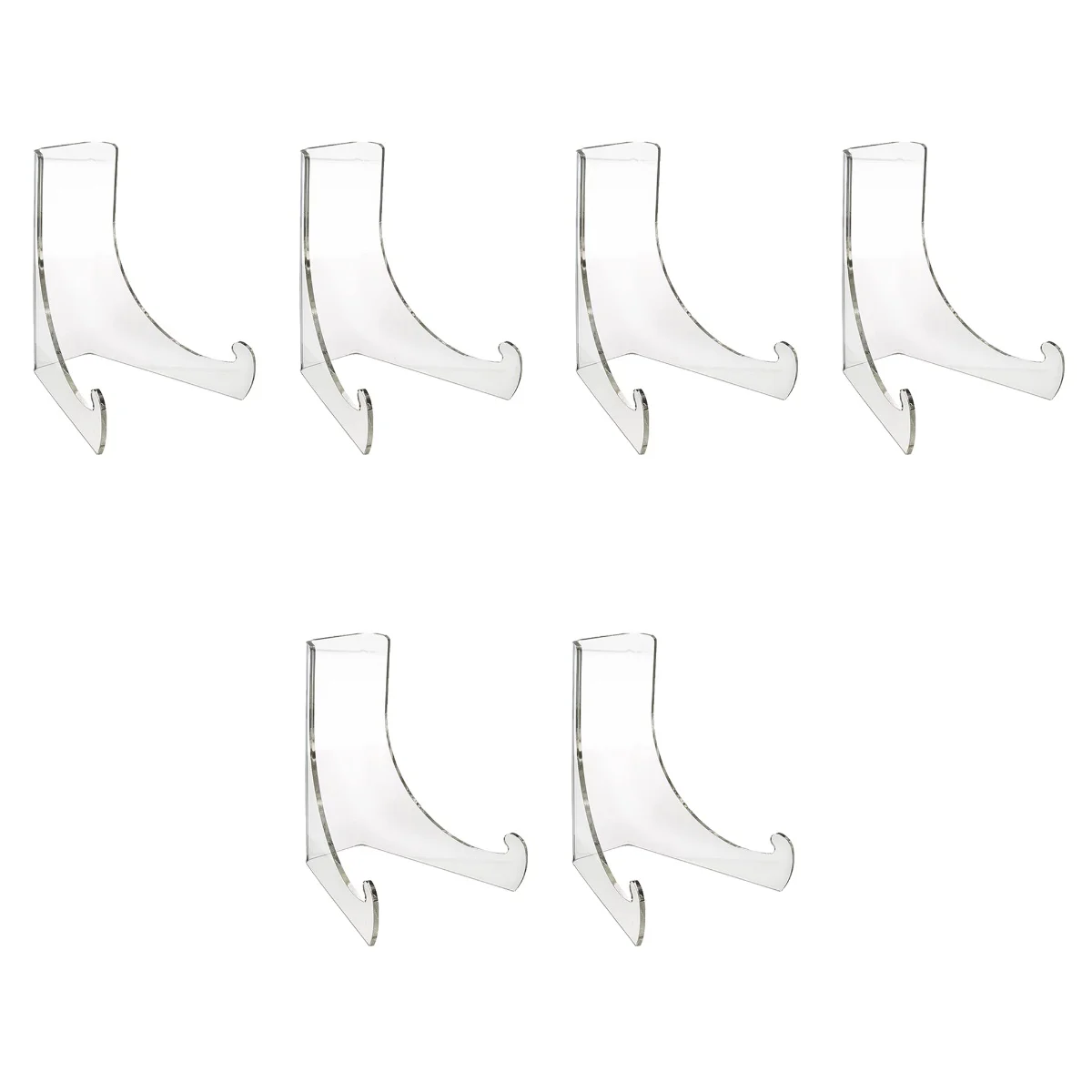 

Stand Display Plate Holder Acrylic Rack Easel Dish Book Picture Stands Storage Clearsmall Holders Photohome Tea Decorative