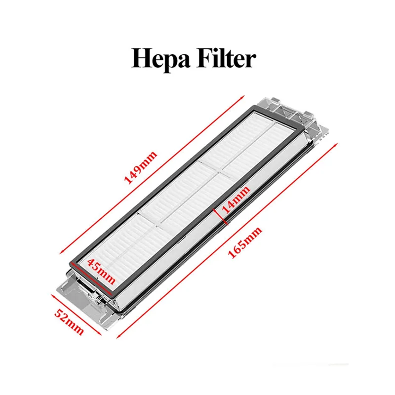 

HEPA Filter Main Brush Side Brush for Xiaomi 1 1S MI Robot Vacuum Cleaner Roborock S50 S5 Max Mijia Vacuum Cleaner