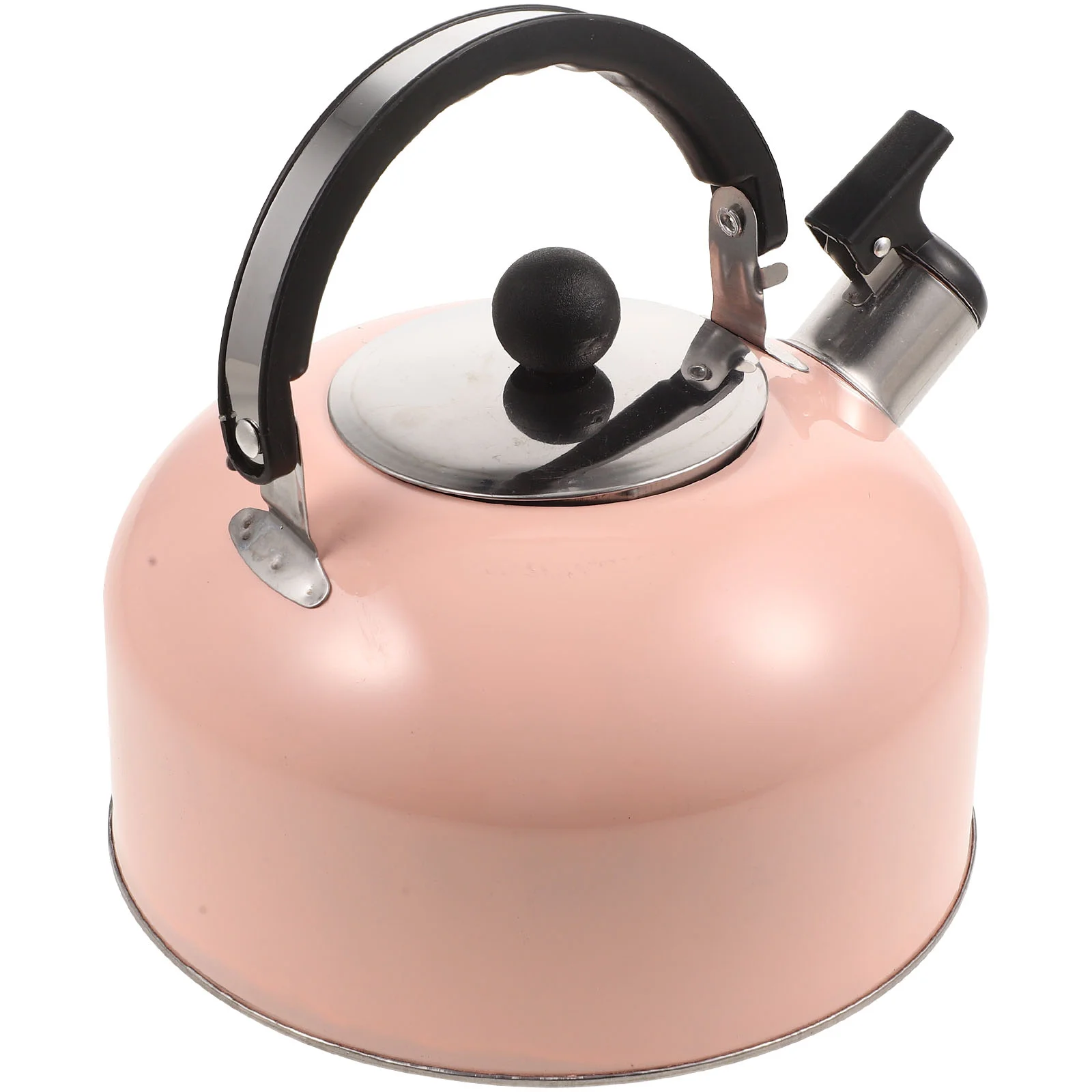 

Stainless Steel Tea Pot Camping Kettle Coffee Maker Stovetop Whistling Water Bottle Teapot Boiling Universal Honk