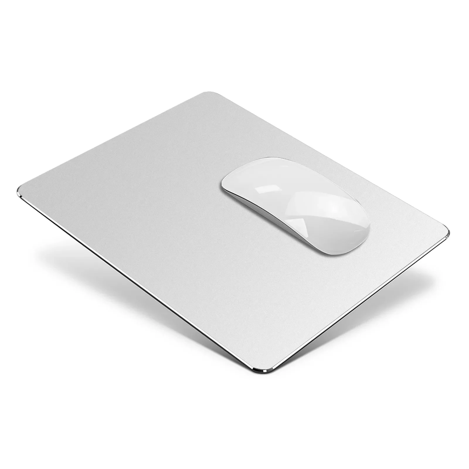 

Mouse Pad Aluminum Mat Hard Smooth Magic Thin Mousead Waterproof Double Side Fast and Accurate Control for Office Home