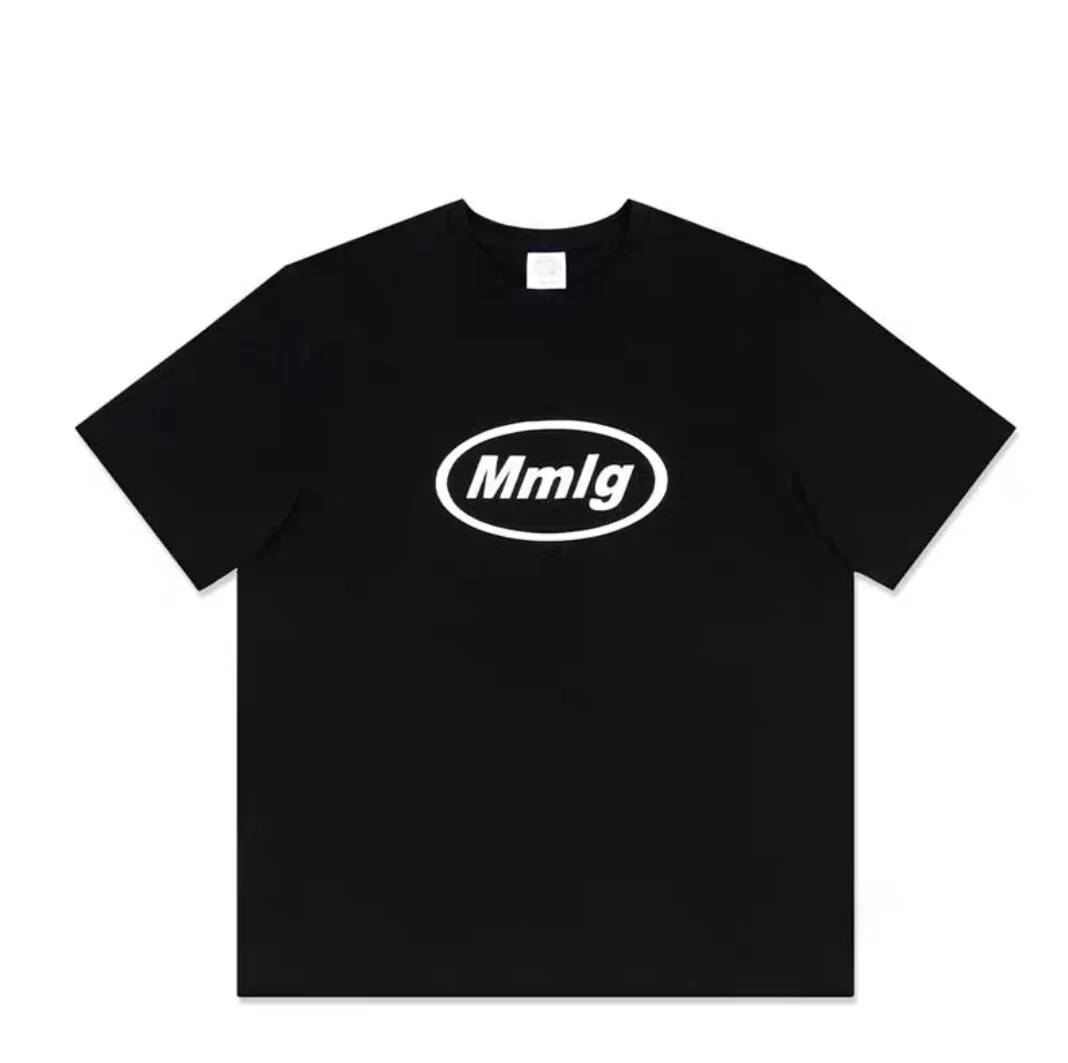 

Korean Oversized 2023 New Trendy Brand Classic logo mmlg Summer Short sleeved T-shirt High-quality cotton Design Loose Tops