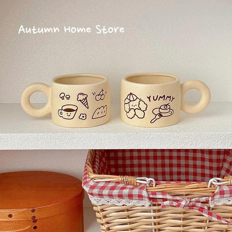 Корейская милая кружка для щенка кофейная чашка молока керамическая подарок