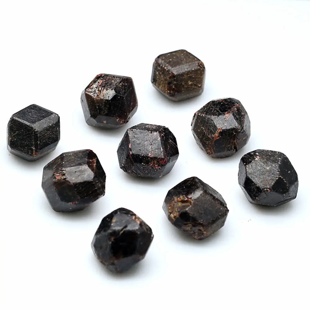 

Natural Crystal Red Garnet Gemstone Rare Reiki Stone Specimens Raw Rough