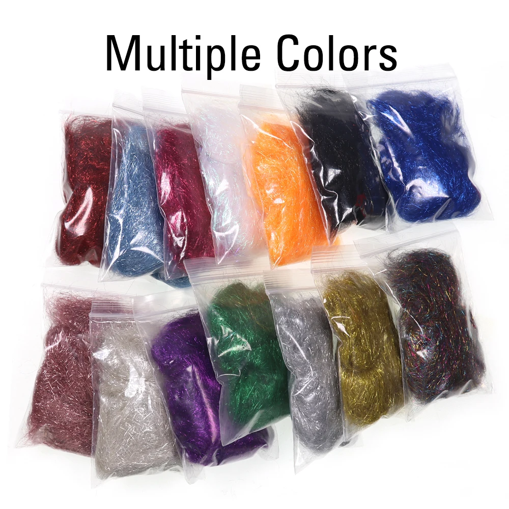ICERIO Multiple Colors Fly Tying Ultra Fine Ice Dub Fiber for Nymph Scud Streamers Fly Fishing Tying Material images - 6