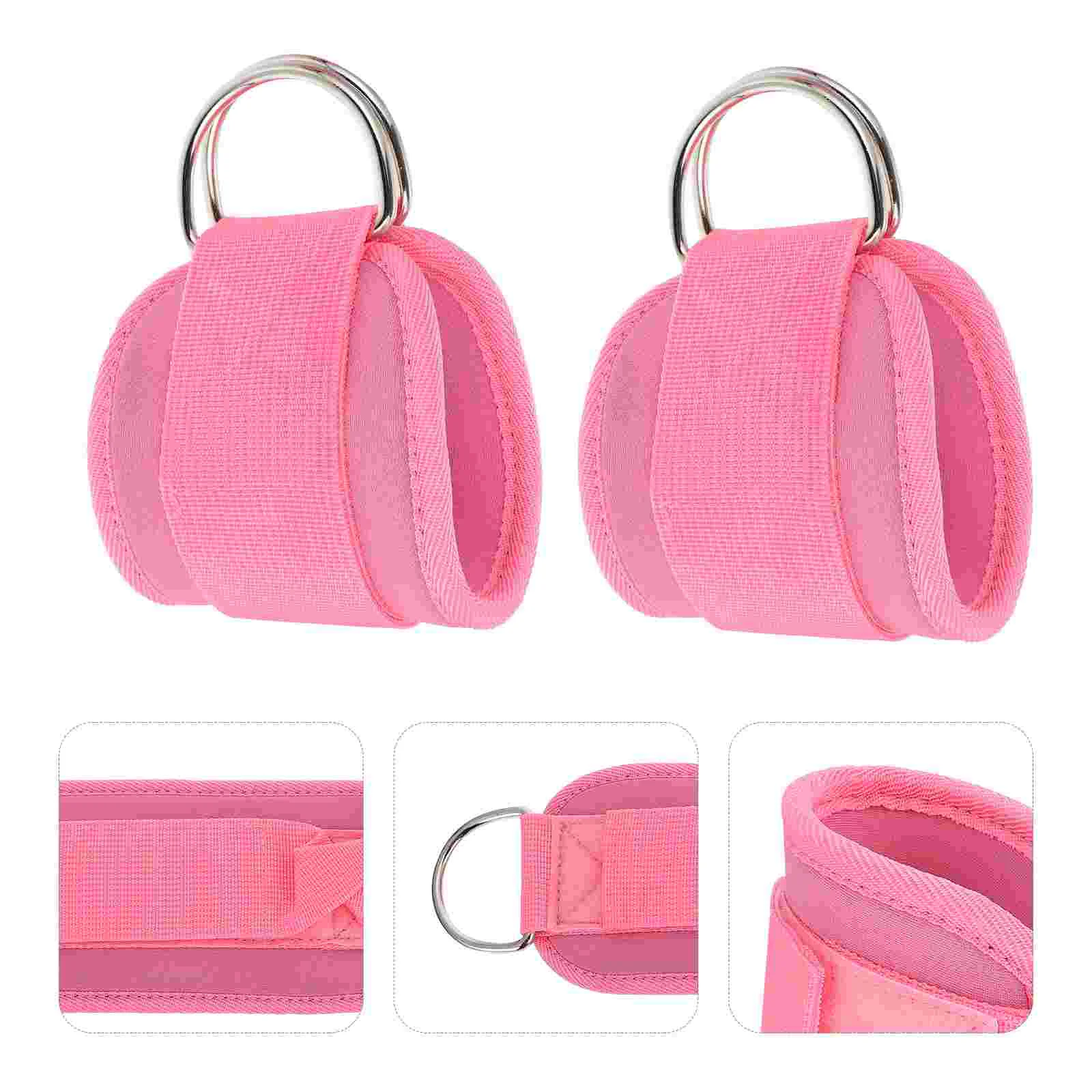 

Ankle Straps Band Indoor Fitness Supply Double D-ring Buckle Puller Resistance Gym Tool