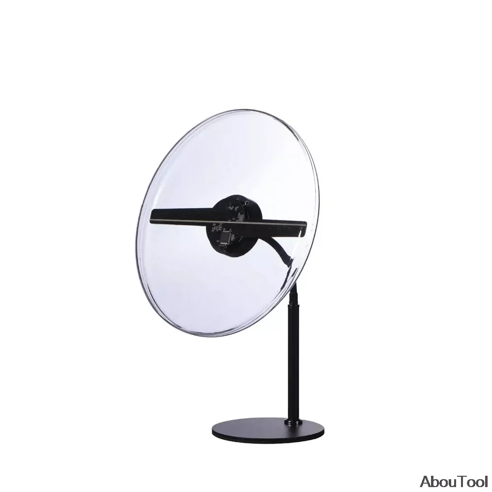 

3D Hologram Fan 256pcs Led Stripe 3D Fan Advertising Holographic Display LOGO Projector Decoration Protable Rechargeable