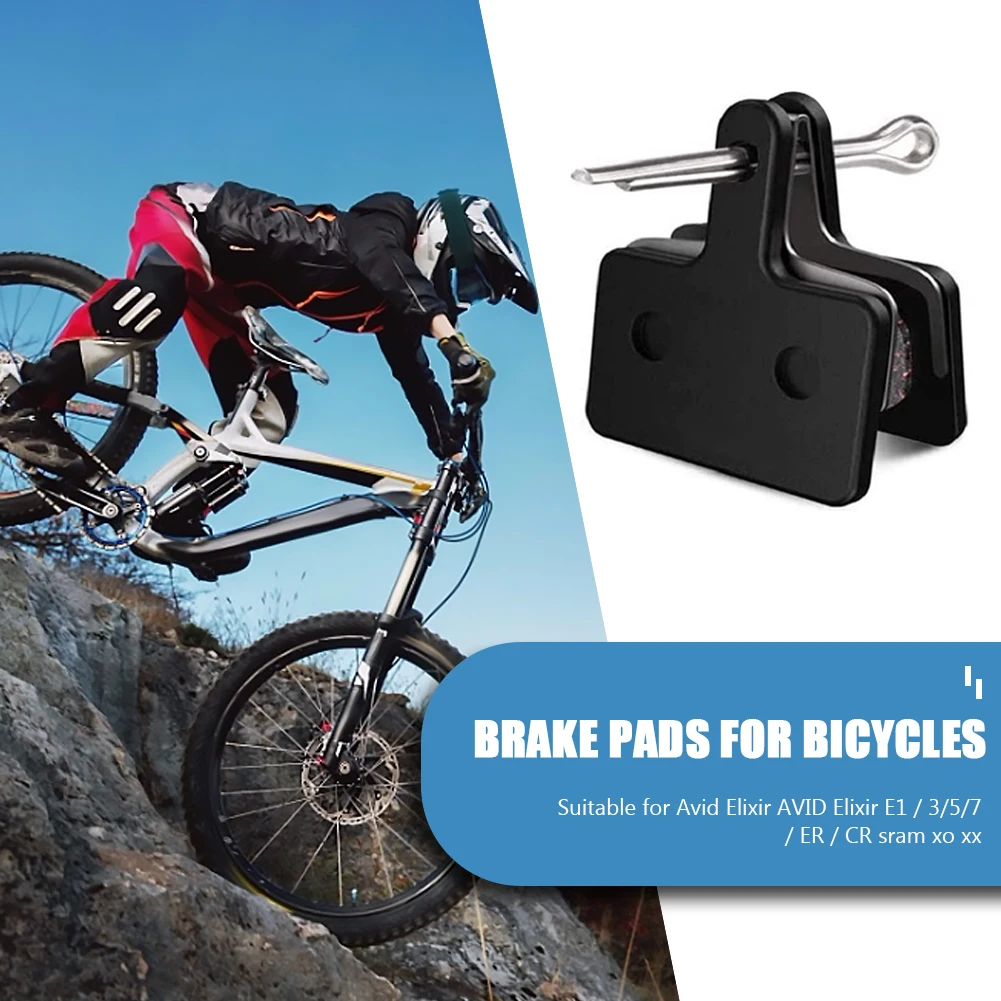 

Disc Brake Pads Hydraulic Bicycle Easily Installation 4 Pairs Semi-Metallic Personal Bicycle Parts for BR-M375 M445 M446