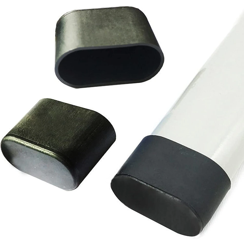 

Oval Covers Chair Leg Cap PVC Patio Rubber Floor Protectors For Outdoor Furniture Home Supplies Office Durable