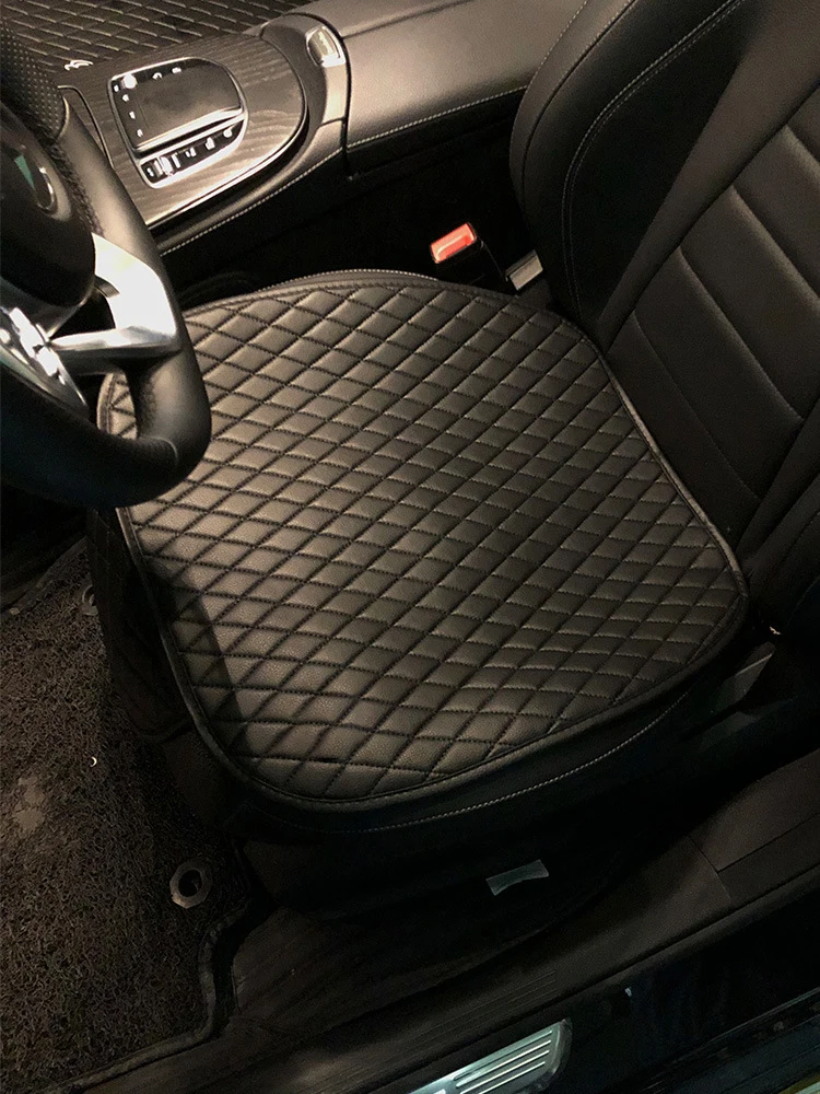 PU Leather Car Seat Cover 3D Tire Print Interior Cushion Universal Auto Chair Protector Pad Anti-Slip Accessories |
