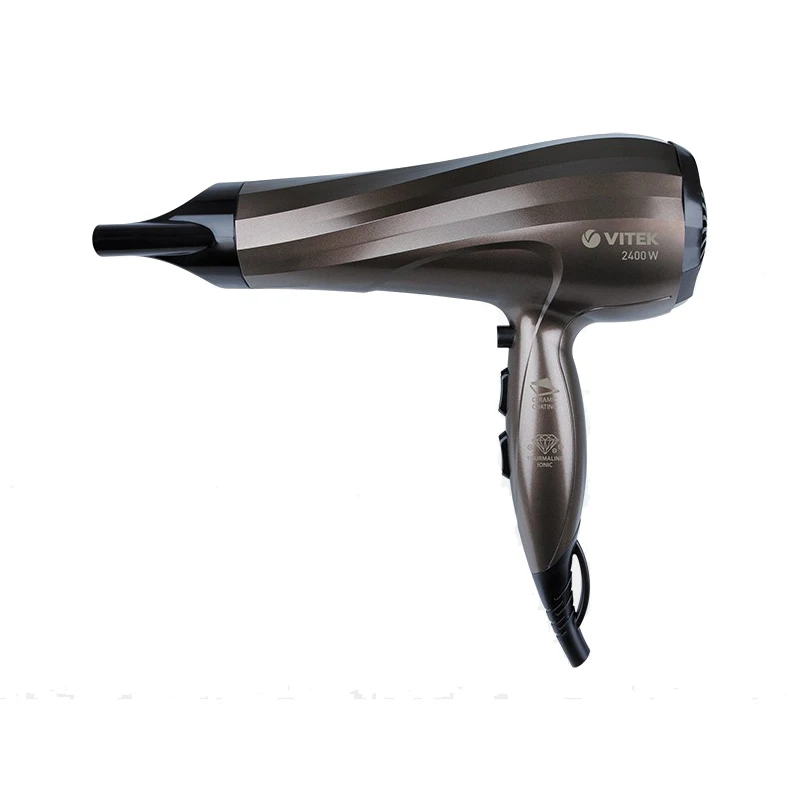 Фен Vitek VT-2298 BN (Мощность 2400 Вт 6 режимов функция холодный воздух насадка-диффузор