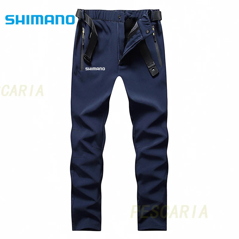 

Thermal Fshing Wear Men Shimano Clothing Fishing Winter Warms Pants Men Outdoor Sport Fishing Pants Breathable Thickened Fleece