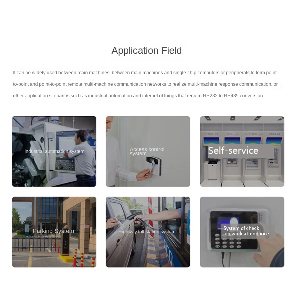 Преобразователь Waveshare Industrial Rail типа RS232 в RS485 300- 115200 Активная цифровая изоляция Bps