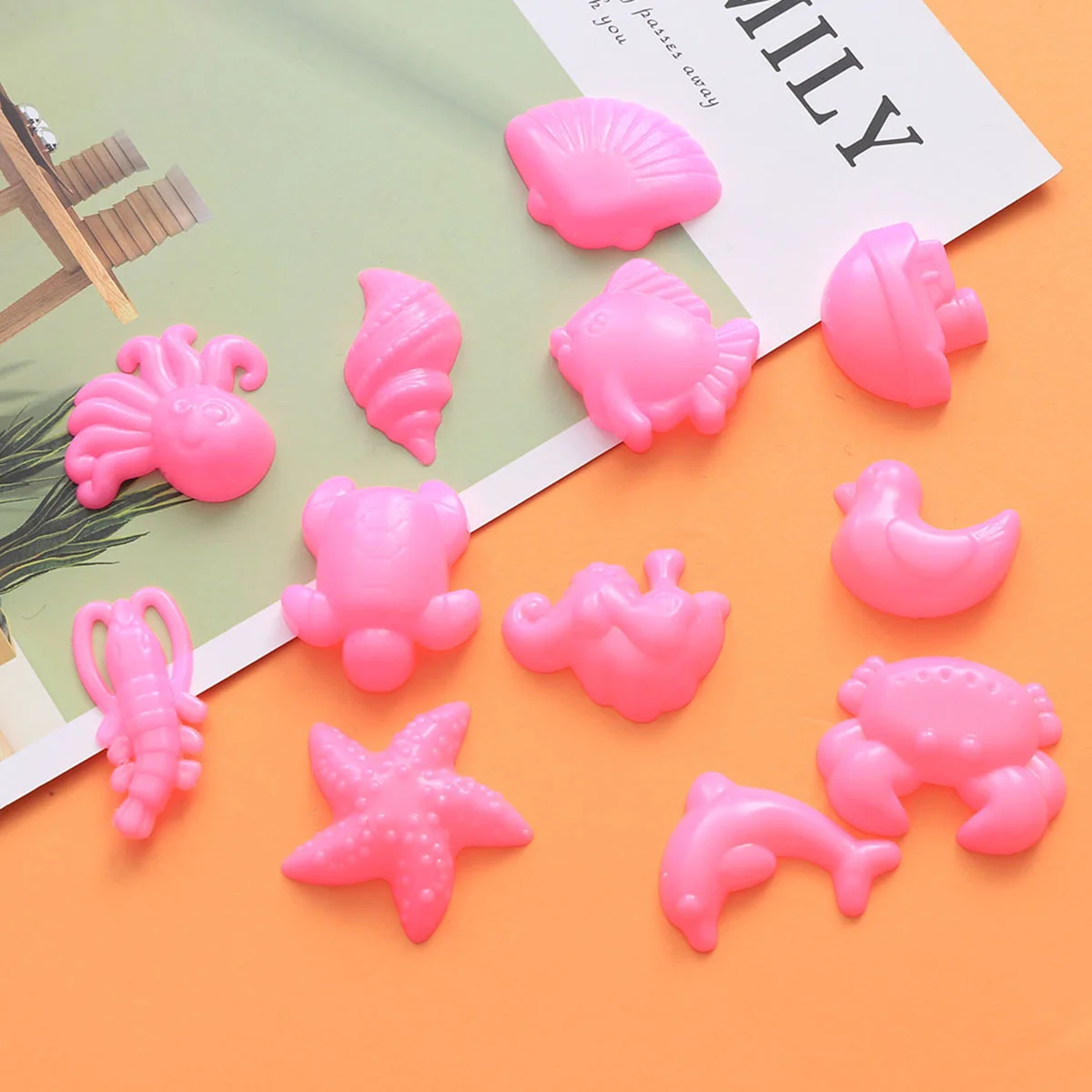 12 шт. формы для песка набор игрушек пляжного лоток форм детей