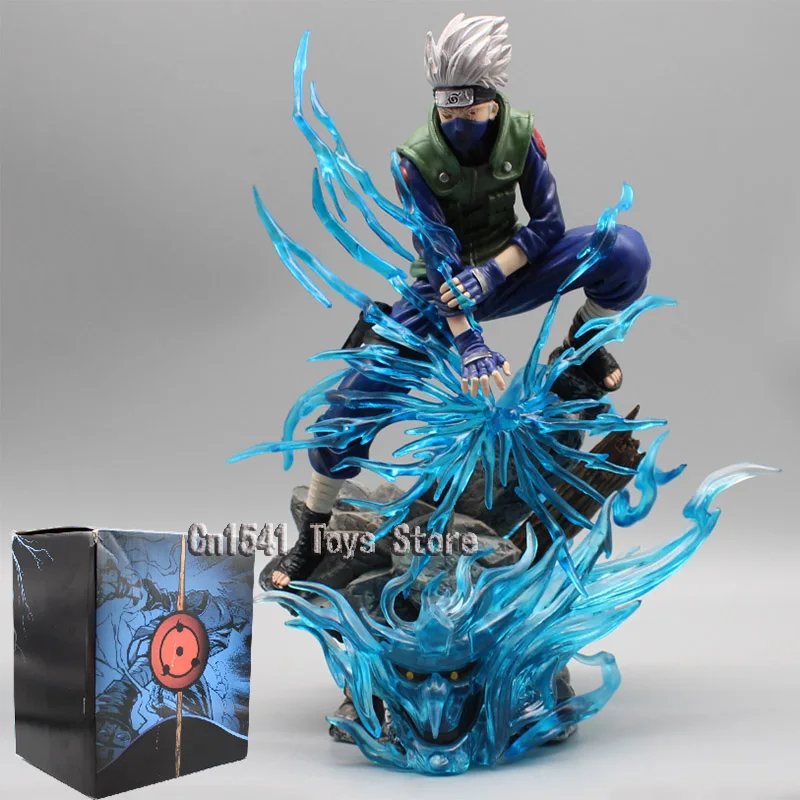 

24cm Anime STUDIO Kakashi Figure Thousand Naruto Shippuden Action Figure Kakashi Hatake Figuras PVC Model Ornament Toys