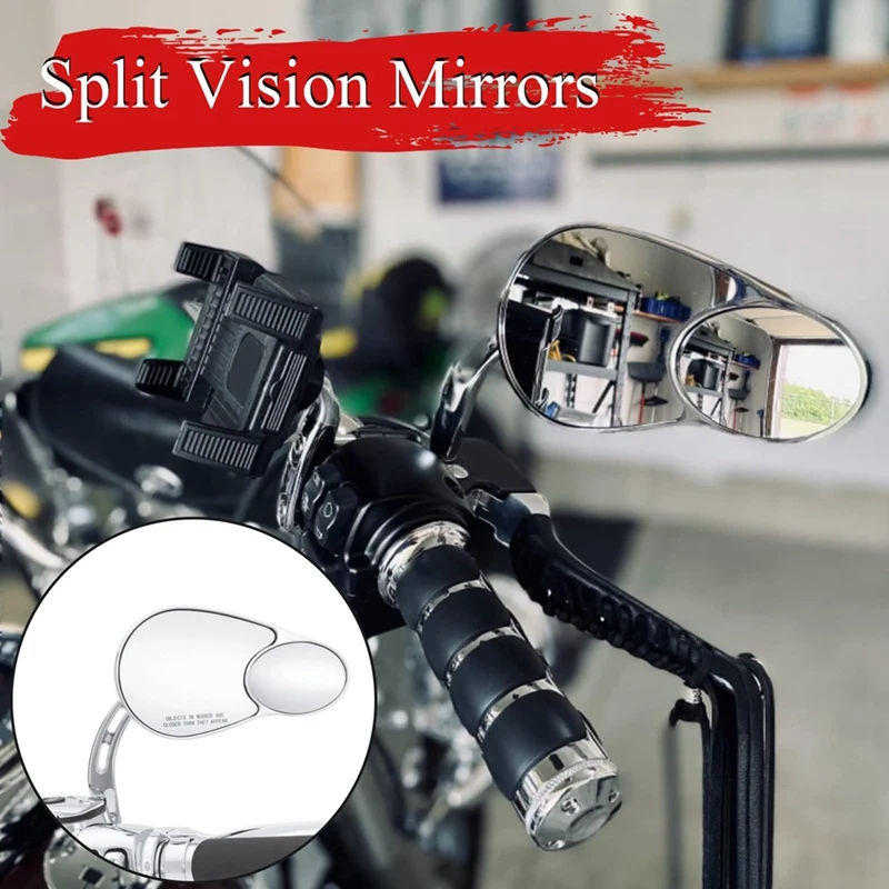 Зеркала заднего вида с разделенным видением для Davidson Road King Street Glide Softail Iron 883 утюг