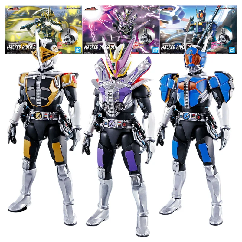 

Bandai Original Figure-Rise Standard Kamen Rider MASKDE RIDER DEN-0 GUN AX ROD FORM Anime Action Figure Assembly Model Toy Gift