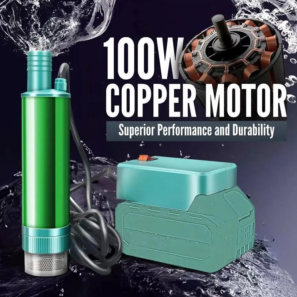 Масляный насос с литиевой батареей 20 в Электрический водяной поливный погружной