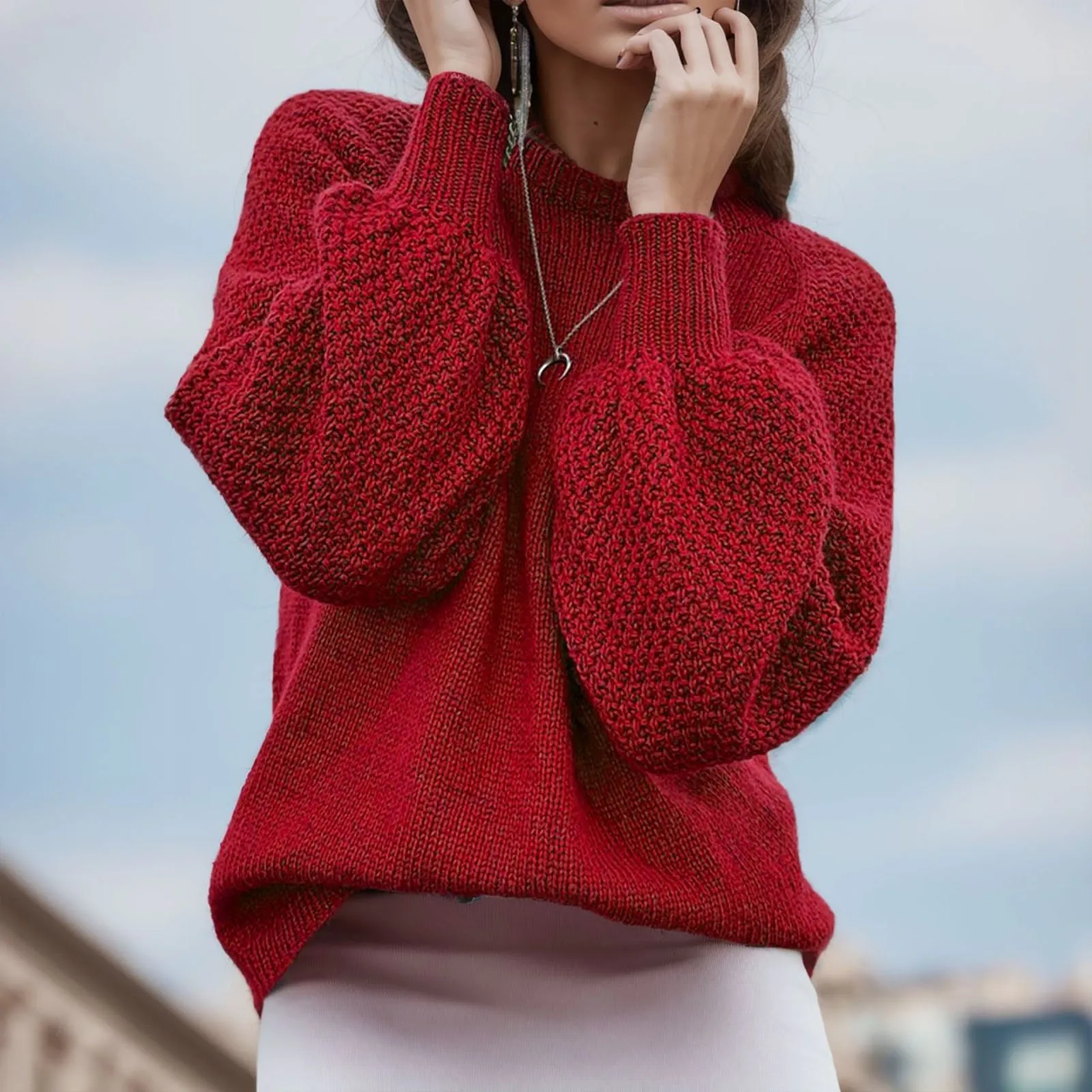 

Turtleneck Sweaters Women Autumn Winter Fashion Warm Knitted Thickening Sweater Pullovers Tops Female Plus Size свитер женский
