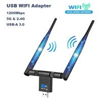 1200mbps usb wifi dongle adapter 5ghz 2 4ghz usb dual band rtl8812 wifi antenna lan adapter for windows mac desktoplaptoppc