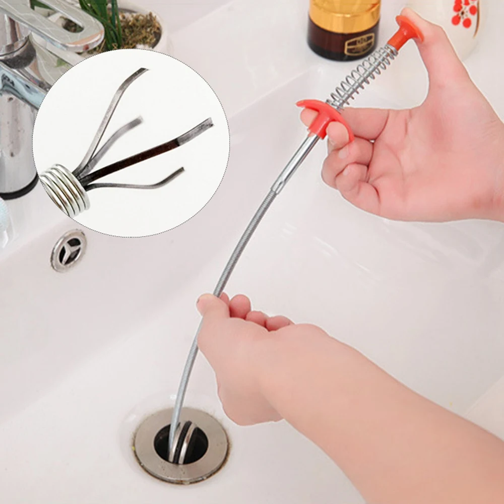 

Bathroom Kitchen Sink Cleaning Multifunctional Claw Sewer claw Hair Catcher Clog Remover Grabber for Shower Drains Bath Basin