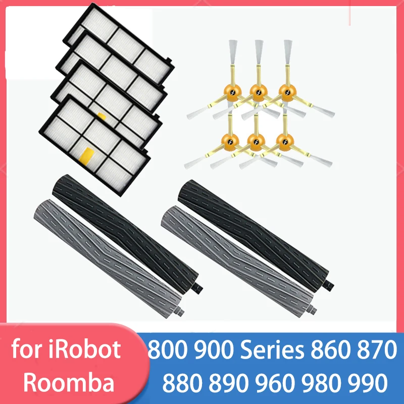 

HEPA Filters & Brushes kit for iRobot Roomba 800 900 Series 860 870 880 890 960 980 990 Robot Vacuum Cleaner Parts Accessories