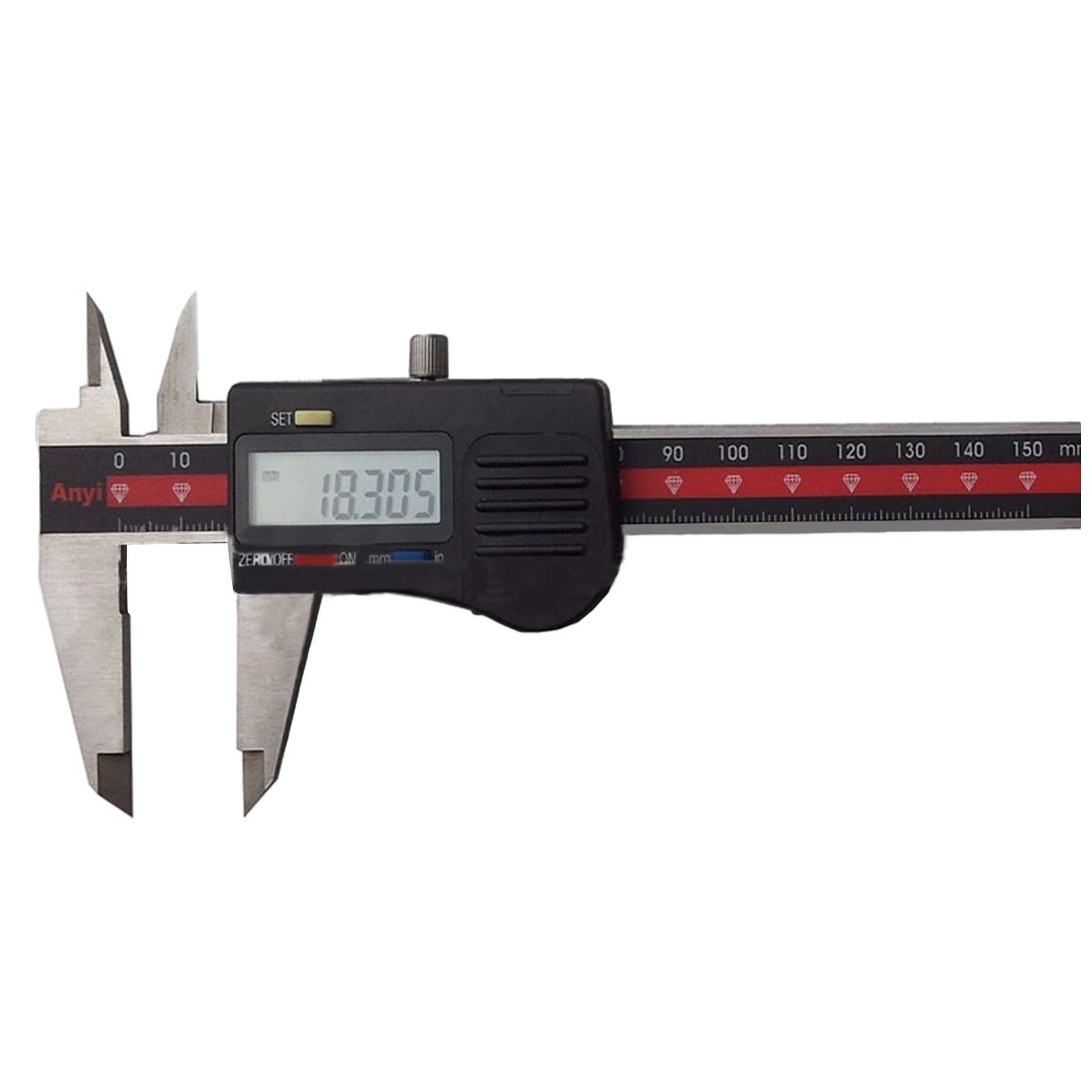 

Stainless Steel Standard Wire Rope Calipers Wide Jaw Cable Vernier Caliper Measuring Tool 0-150mm 6 In (150 Mm) Metalworking