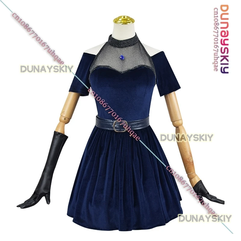 Фиолетовое платье Mizi костюмы для косплея аниме инопланетянин ролевая игра