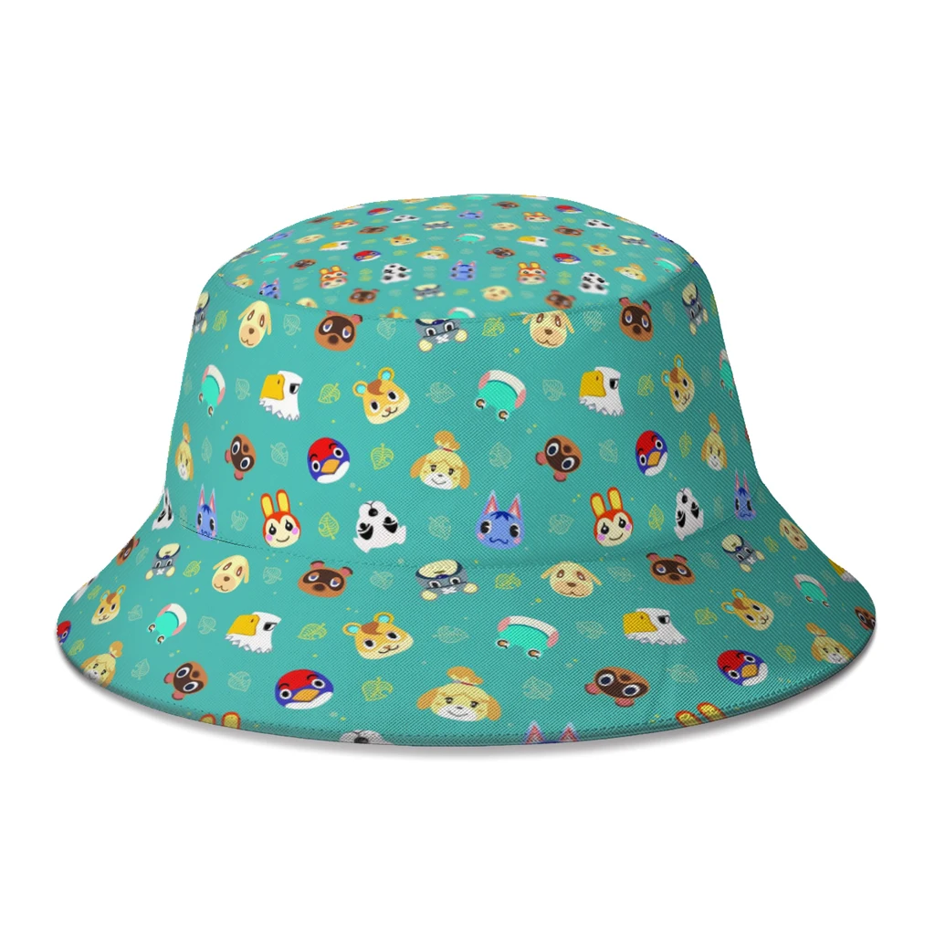 

Anime Cartoon Fisherman Hats Boys Girls Custom Cute Winter Bucket Hats Journey Bob Femme Gorro Dropshipping