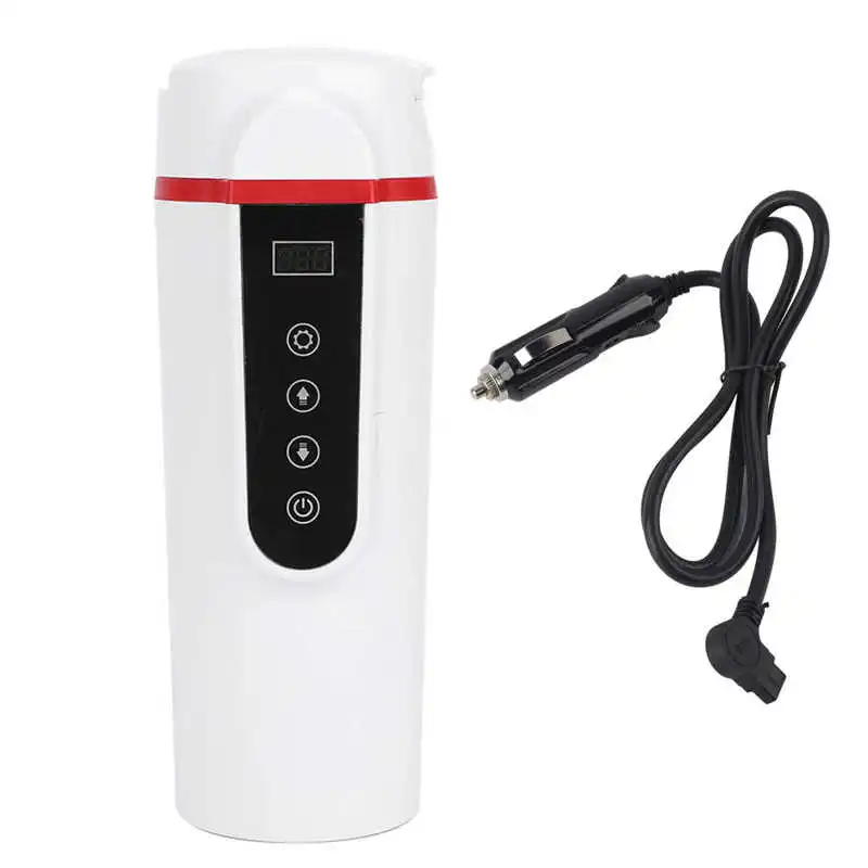 

Electric Kettle 500ml Car Heating Cup 12V‑24V Electric Water Cup LCD Display Adjustable Temperature for Trucks wasserkocher