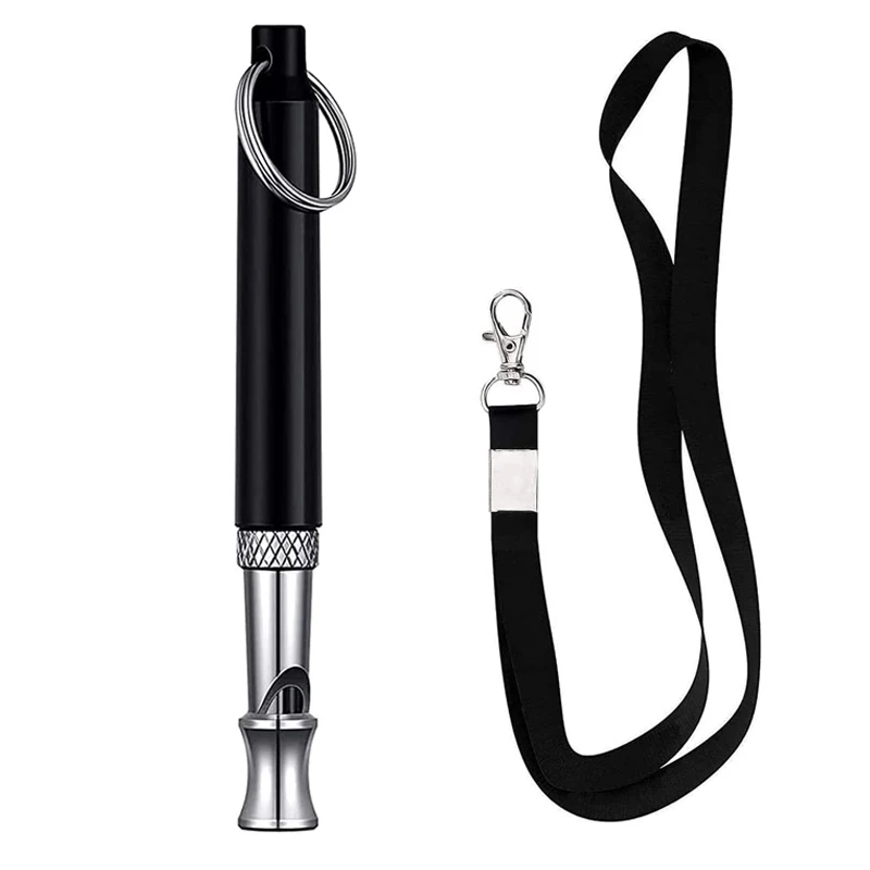 

Puppy Dog Stop Recall Tool Training To Frequency Barking Mute Clickers Adjustable Dog Ultrasonic Whistle Professional