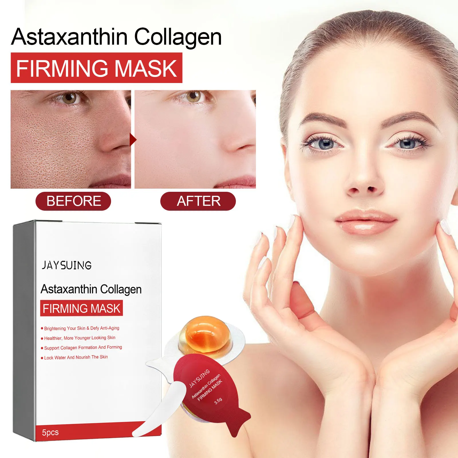 

Astaxanthin Egg маска для сна на лицо укрепляющий Осветляющий Увлажняющий Восстанавливающий Омолаживающий Кожу Сужающий поры маска для лица