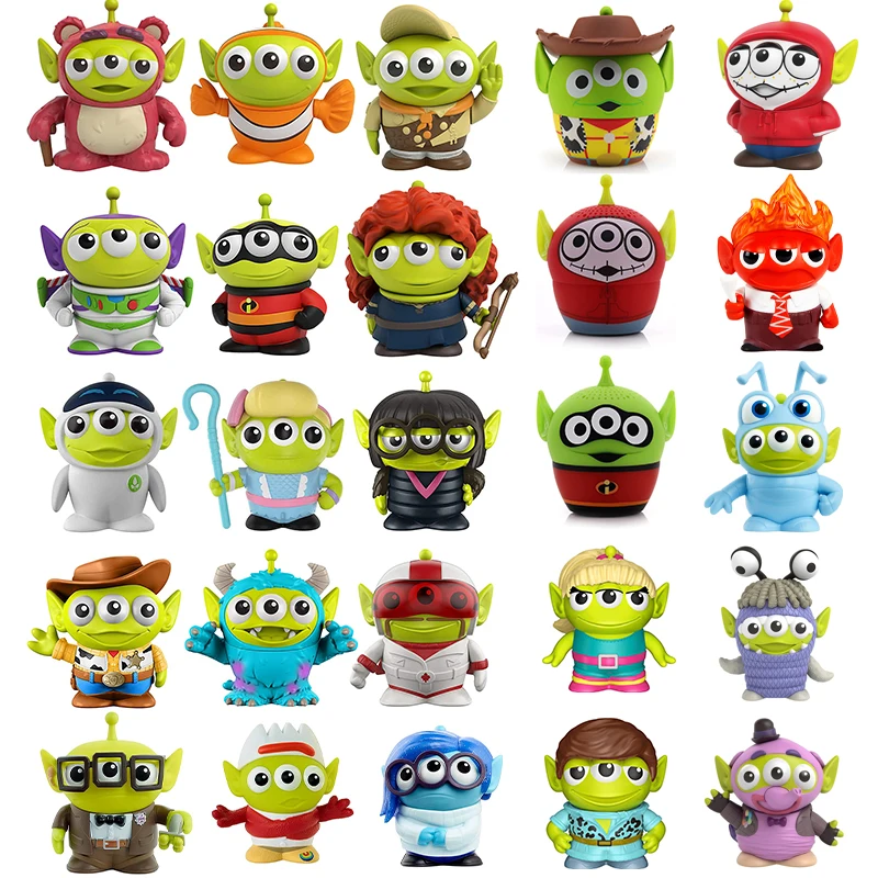 

Original Alien Remix Kawaii Anime Figures Toys for Children Collectible Models Toys Birthday Gifts for Boys Cartoon Figurines