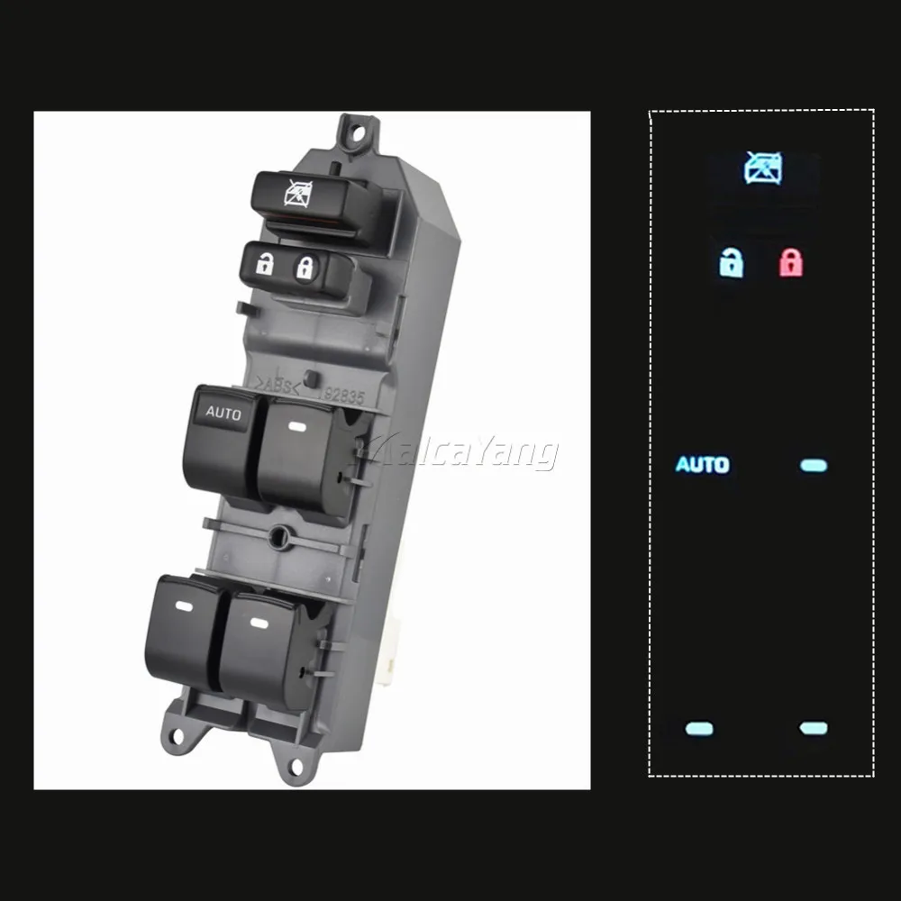 

84820-06071 84820-33270 For Toyota Yaris Camry Corolla Tacoma Lighted Electric Control Power Master Window Lifter Switch