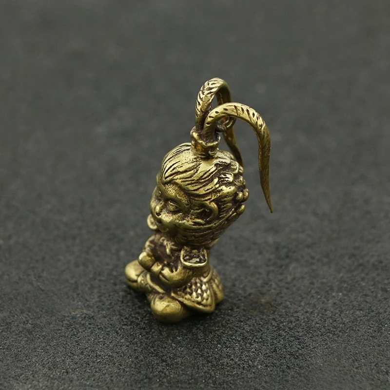 Медная фигурка обезьяны короля солнце искусственное украшение для аквариума