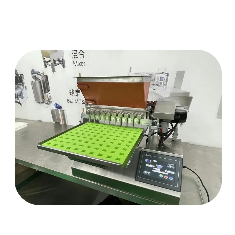 Автоматическая настольная машина для изготовления шоколадных чипсов и капель