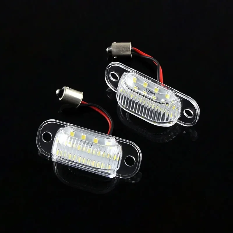 2 шт. светодиодные фонари для номерных знаков автомобиля лампы освещения