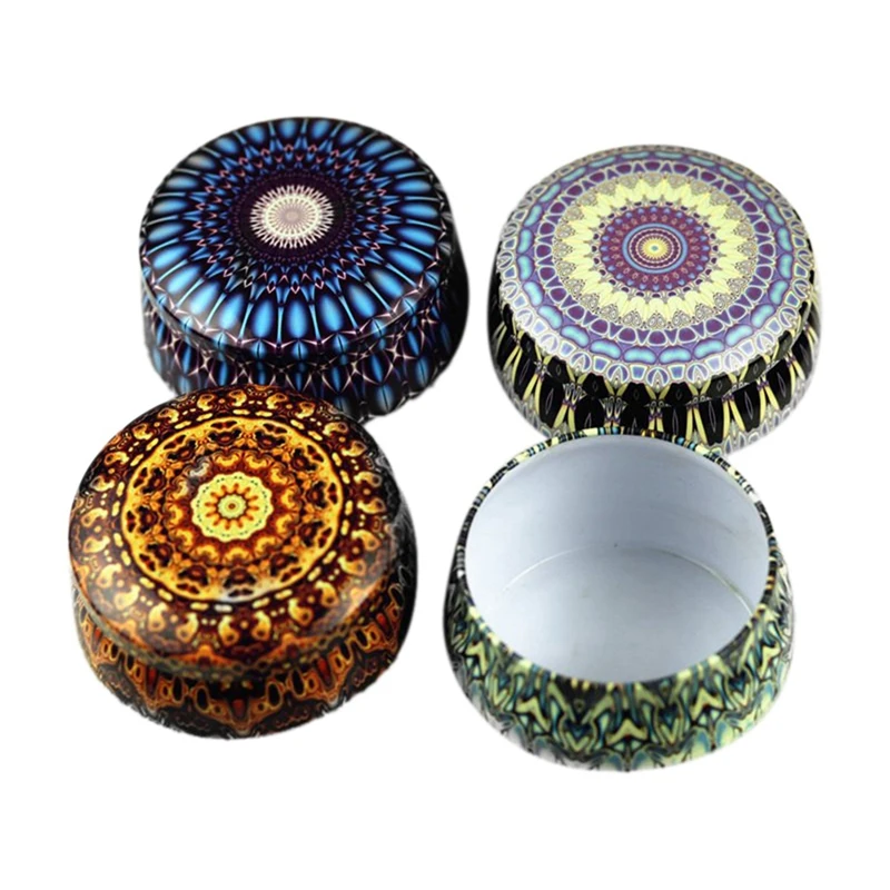 

4-Piece Multi-Color Tin Cans, Candle Cans, Storage Racks, Candle Making Kit, Suitable For Gatherings