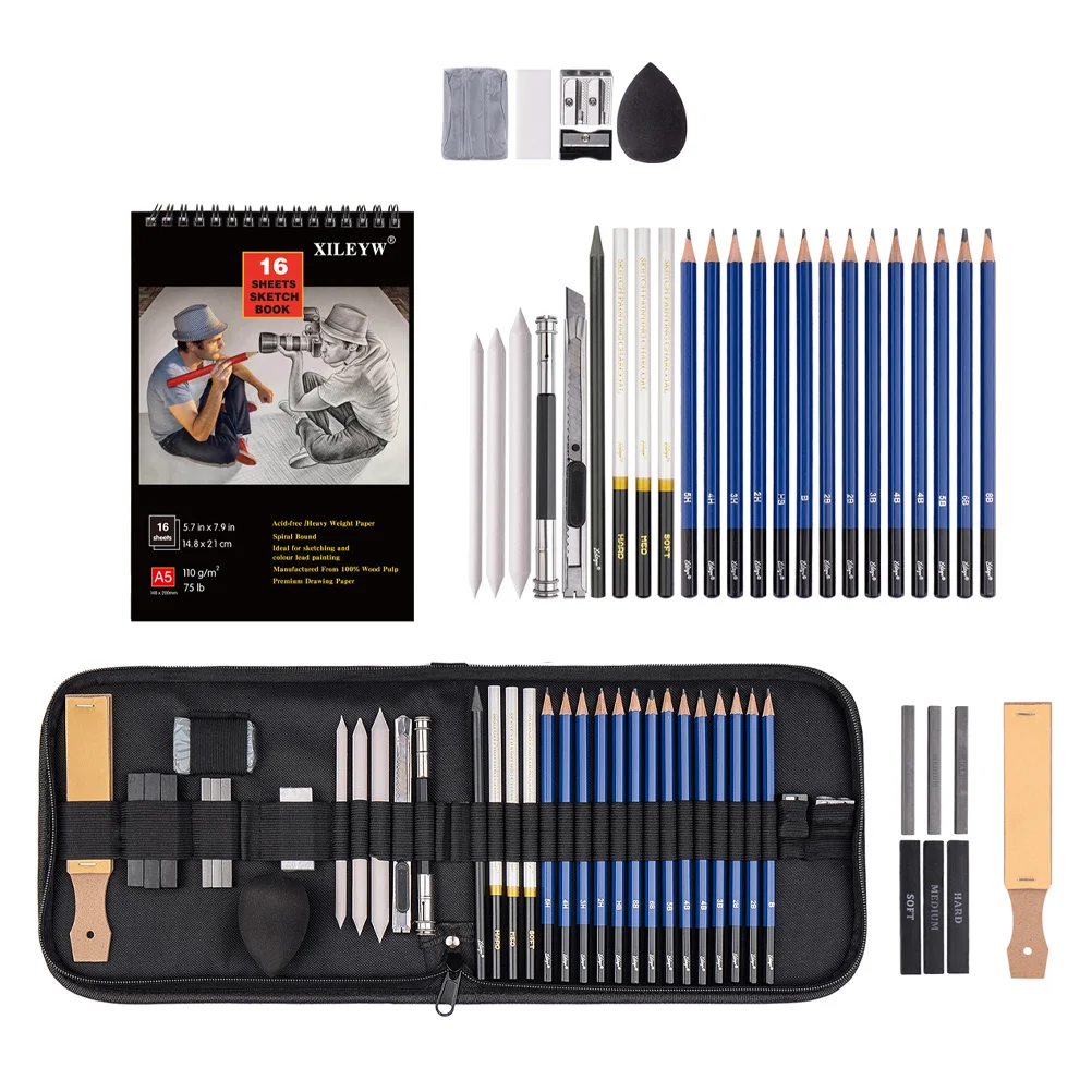 

Drawing Sketching Sketch Set Graphite School Erasers Artist Charcoal Highlight Students Rubber Eraser Party Classroom Favors