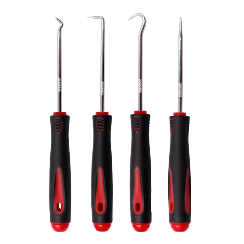 

4 Pieces Long Pick & Hook Set Precision Pick and Hook Set Car Auto Repair