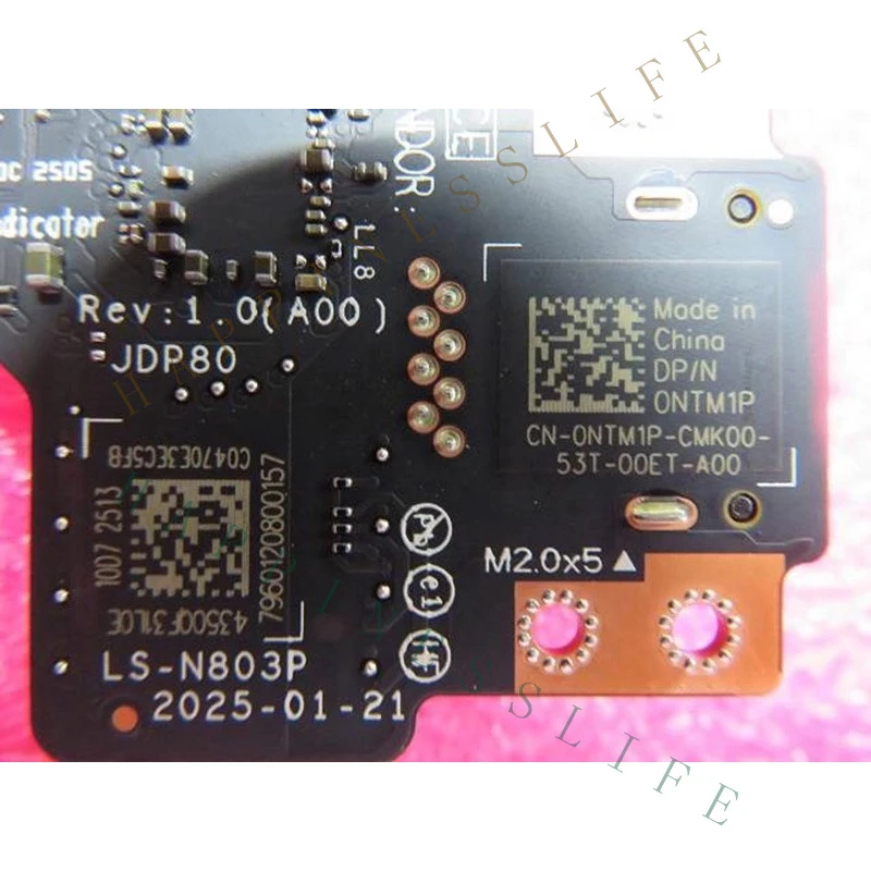 Фото Новая сетевая карта Ethernet (LAN) OM+ NTM1P для DELL Alienware 18 Area-51 AA18250 JDP80 №2
