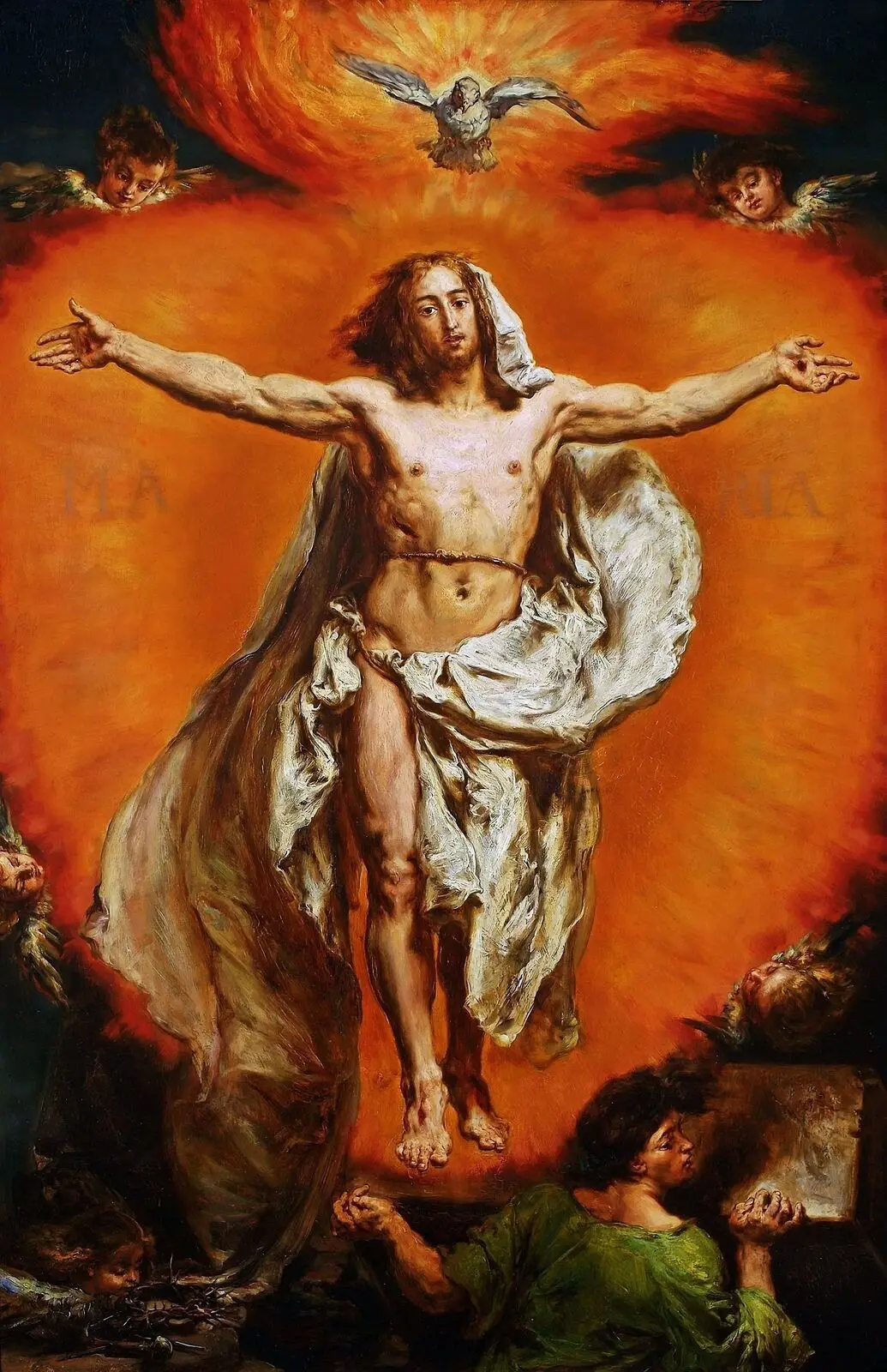 

The Ascension. by Polish Painter Jan Matejko Print Art Canvas Poster For Living Room Decor Home Wall Picture
